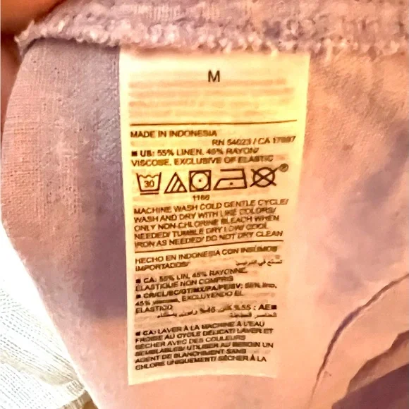 Old Navy Lilac Linen Sweetheart Sundress - Picture 7 of 7